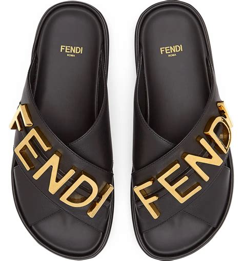 fendi orange slides|fendi sandals sale.